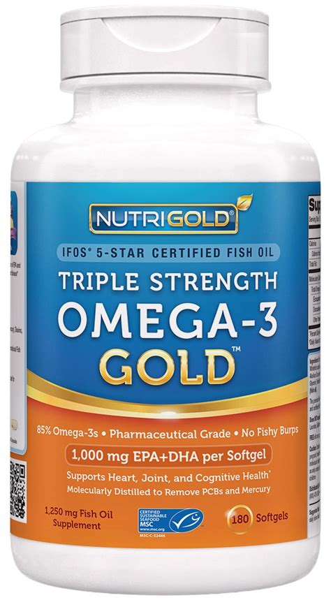 nutrigold triple strength omega-3 gold